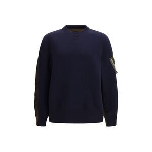 Sacai Men Paneled Sweatshirt
